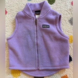 Patagonia baby fleece vest